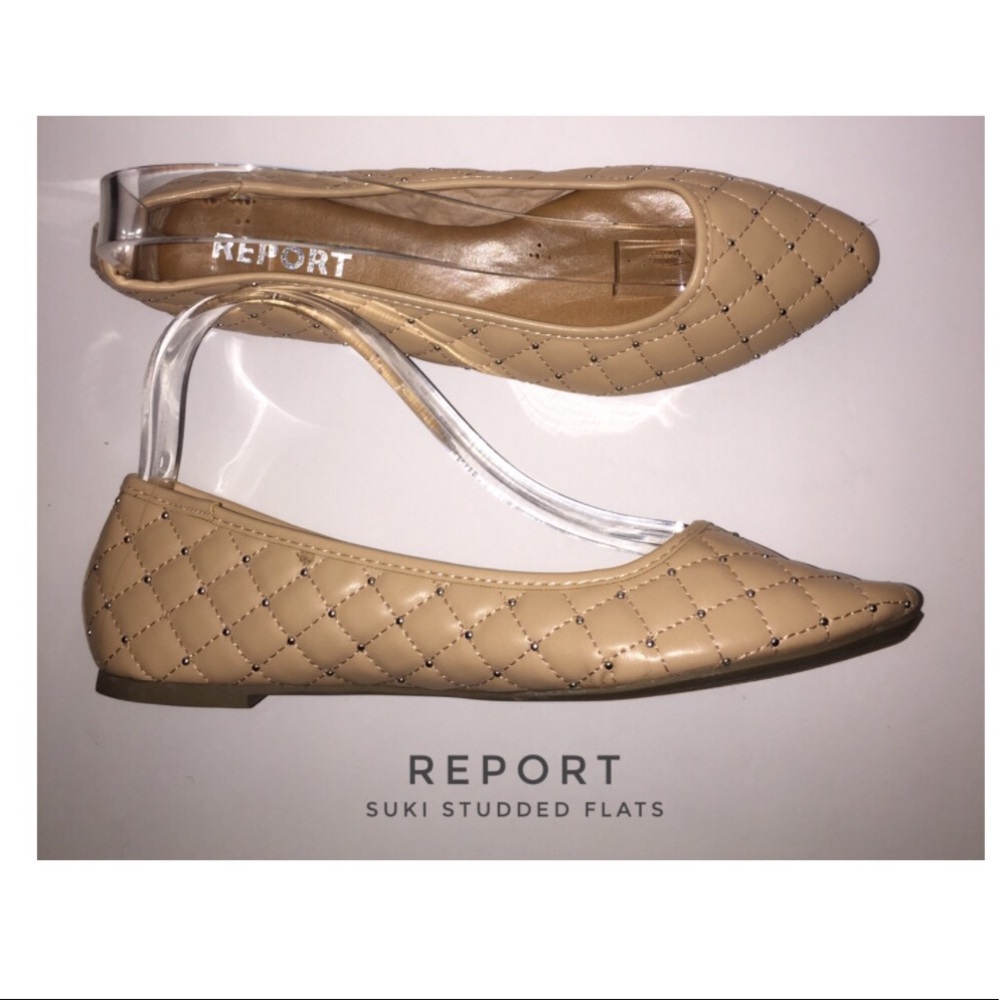 REPORT- Suki Studded Flats